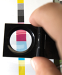 CMYK printing color bar